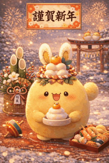 チャップロのお正月（ぽよんバージョン）お年賀付き