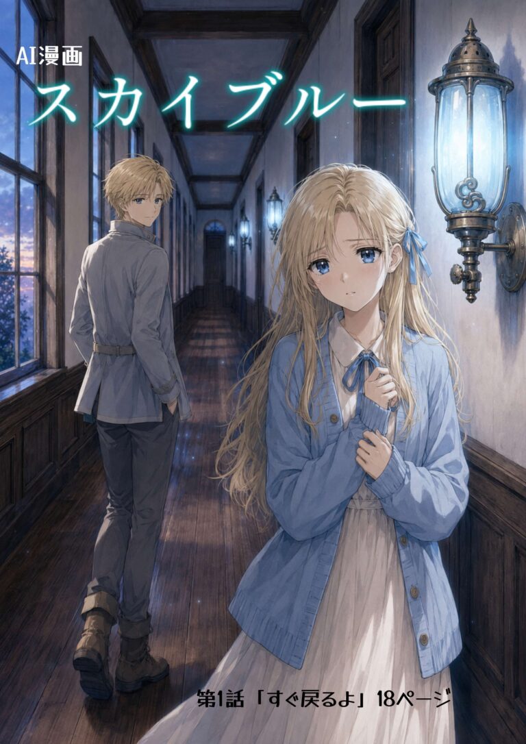 AI漫画「スカイブルー」
